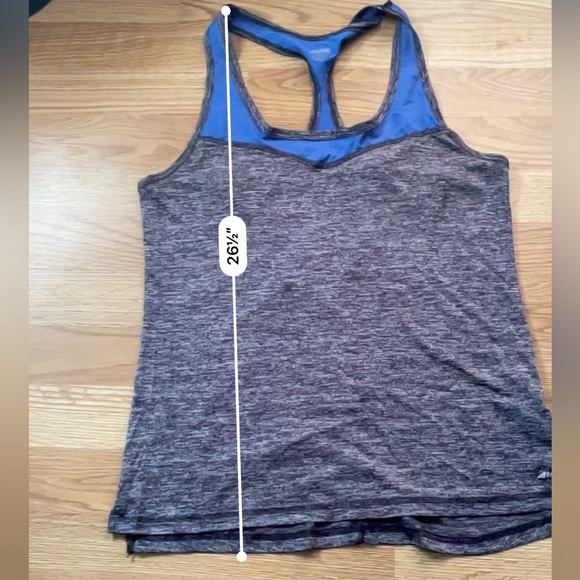 Avia  Racerback Tank Top Women’s medium Workout Shirt Exercise Gray athletic gym - Picture 5 of 7